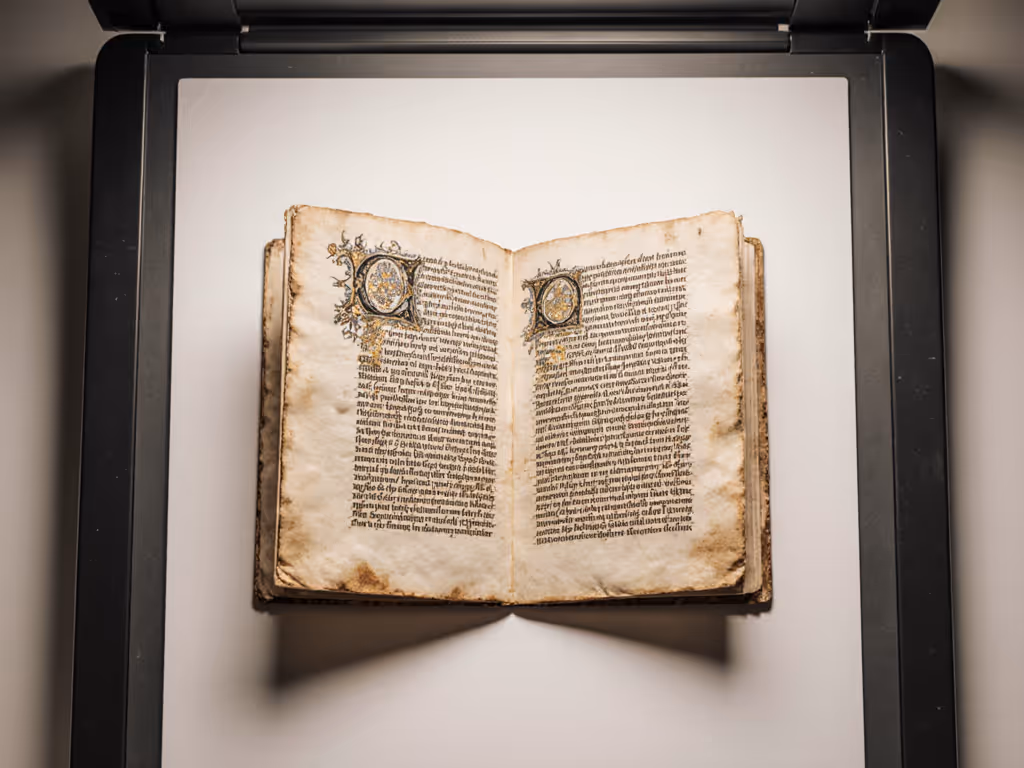 ancient_manuscript_on_flatbed_scanner_with_overhead_lighting